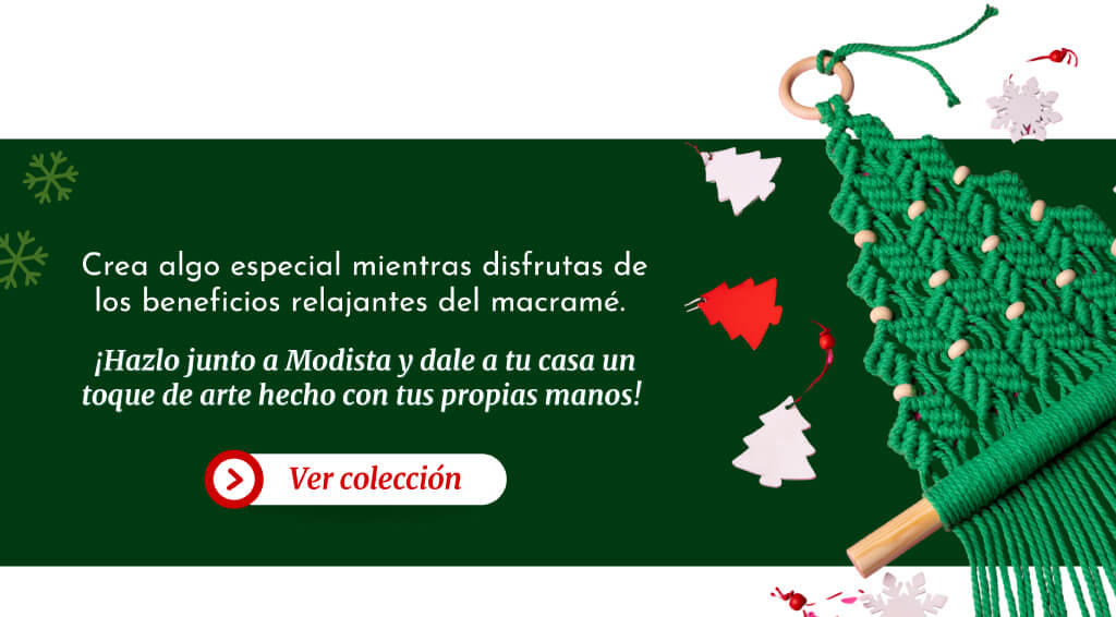 Colección macramé navidad