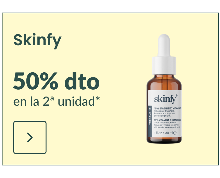Skinfy 50% dto. en la 2 unidad