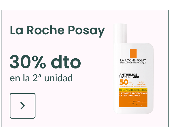 La Roche Posay 30% dto. en la 2 unidad