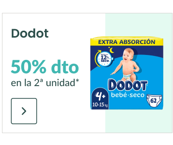 Dodot 50% dto. en la 2ª ud.