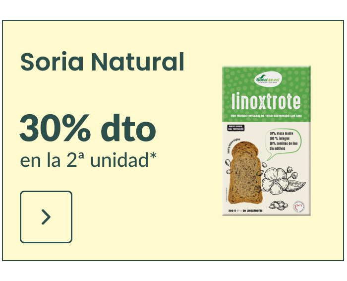 Soria Natural 30% dto. en la 2 unidad