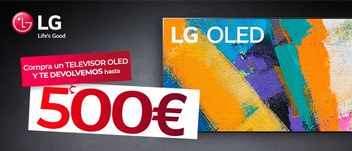 Compra tu TV OLED LG y consigue hasta 500€ de reembolso.