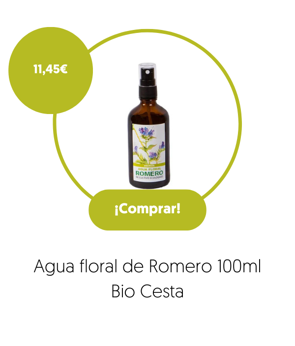 Agua floral de Romero 100ml Bio Cesta