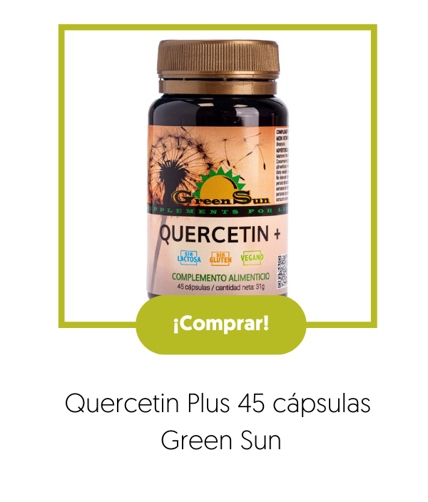 Quercetin Plus 45 cápsulas Green Sun