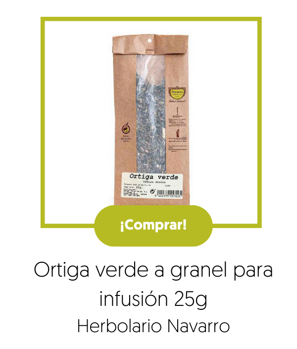 Ortiga verde a granel para infusión 25g Herbolario Navarro