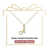 collar inicial oro