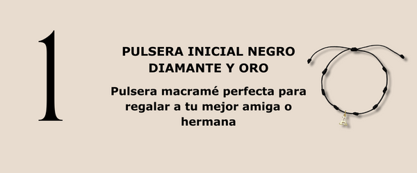 pulsera inicial oro