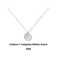 collar rounded plata