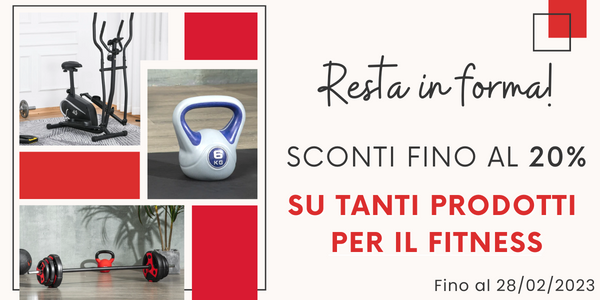 Promozione attrezzi fitness